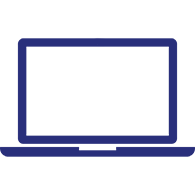 Icon pc service blu navy ferries