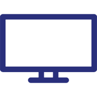 Icona tv servizio blu navy traghetti elba