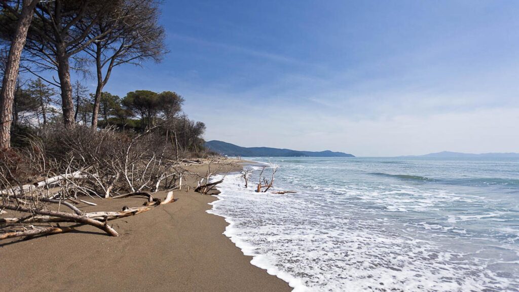 Piombino parco costiero di piazzale dei tigli Elba con Blu Navy